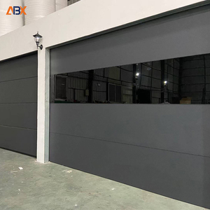 Puerta <span class=keywords><strong>de</strong></span> Garaje <span class=keywords><strong>de</strong></span> Diseño Posmoderno <span class=keywords><strong>de</strong></span> Acero y Aleación <span class=keywords><strong>de</strong></span> Aluminio con <span class=keywords><strong>Ventanas</strong></span>, Puertas <span class=keywords><strong>de</strong></span> Garaje Seccionales Blancas Automáticas <span class=keywords><strong>para</strong></span> Villa - Product Image 1