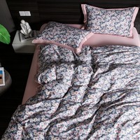 Ensemble de draps de lit en coton Jacquard de qualité hôtelière personnalisé de haute qualité comprenant un drap housse drap plat taie d'oreiller-Polyester de qualité