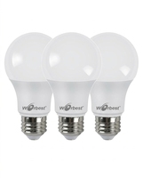 Ampoule LED A19 non dimmable Worbest 5000K 1050lm 12W Culot E26 Haute fiabilité 10000 heures AC120V Certifiée UL/cUL