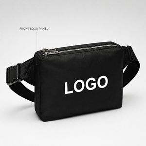 <span class=keywords><strong>Marsupio</strong></span> Personalizzato con Logo, <span class=keywords><strong>Borsa</strong></span> a Tracolla Impermeabile in Nylon alla Moda con Chiusura a Cerniera, Portatile per Viaggi, Corsa e Fitness - Product Image 2
