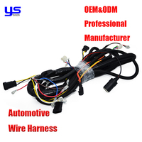 Faisceau de câbles principal automobile personnalisé pour moto, automobile, adaptateur de connecteur en aluminium, connecteur pour véhicule électrique, voiture à essence, usine OEM