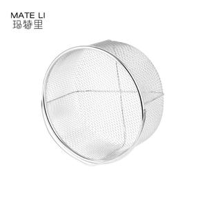 स्टेनलेस स्टील रसोई फ्राइंग बास्केट स्ट्रॉनर बहुक्रियाशील लीक नाली - Product Image 3