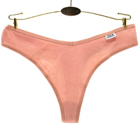 Ropa Interior Femenina Más Vendida, Bragas de Algodón con Encaje, Tanga con Diseño de Lazo de Encaje, Bragas para Mujer