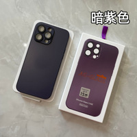 AG Matte Verre Trempé Hard Cover Lens Protector Phone Case pour iPhone 16 Pro Max iPhone 15 14 Avec Retail Packaging