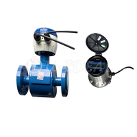 Débitmètre électromagnétique liquide avec batterie au lithium 3,6 V, alimenté par batterie, transmetteur à distance IP68, débitmètre électromagnétique