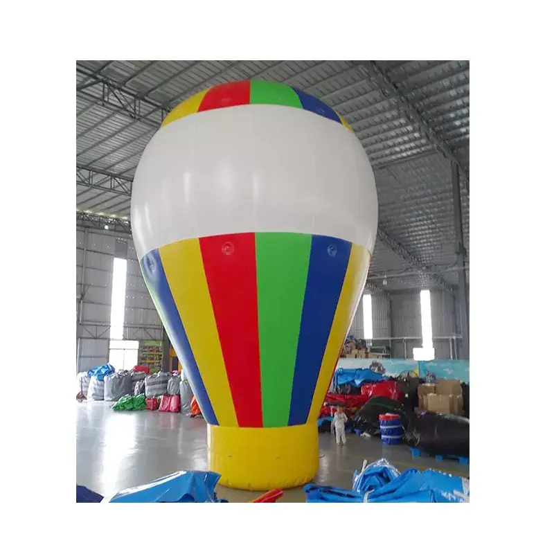 Commercial inflatables advertising hot air balloon, inflatable ground ball with logo