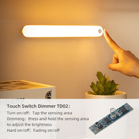 GREESON diskon besar DC 12V 24V sakelar sentuh modul Sensor kapasitif 8A Sensor peredup sentuh untuk lampu tabung kabinet