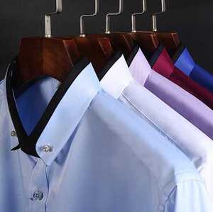 Automne 2024 nouveaux hommes cravate boucle Double col mince hommes chemise Non-fer Stretch tissu chemise hommes - Product Image 3