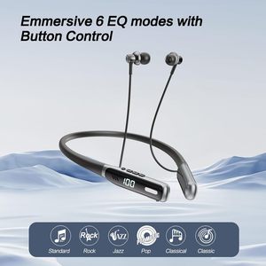 Auriculares deportivos con banda para el cuello para pantalla LED de 5.4 pulgadas, estéreo HiFi, impermeables IPX2, control por botones, logotipo personalizado, venta al por mayor de fábrica a granel - Product Image 5