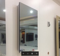 Miroir Mural Intelligent avec Écran Tactile 21,5 Pouces Android 11 Quad Core Moniteur de Santé Vocal pour Chambre, Salon, Hôtel - Vente en Gros