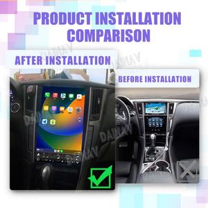 Radio para Auto de 13.6 Pulgadas para INFINITI Q50 Q60 2015-2020, Pantalla Vertical, Reproductor Multimedia Estéreo, Unidad con GPS, Navegación Android 12 - Product Image 2