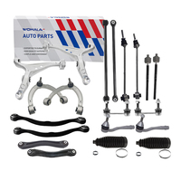 Womala Kit de 20 pièces pour bras de suspension avant et arrière, biellettes de barre stabilisatrice et rotules de direction pour Mercedes-Benz W166 GL ML