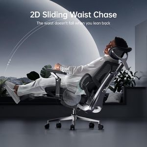 Silla de Oficina/Gaming Ergonómica Moderna <span class=keywords><strong>Hbada</strong></span> E3 Ultra+ Structure Master Mesh 100% Original con Reposapiés - Product Image 5