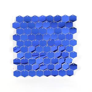 لوحات خلفية براقة لتزيين حفلات الزفاف وأعياد الميلاد والمناسبات، خلفية زخرفية على شكل قشور السمك وحورية البحر مع لمعان وترتر - Product Image 5