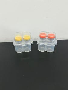 Caja de Almacenamiento Reciclable de PET Transparente Cuadrada de 3 ml y 2 Piezas, Esterilizada, con Logotipo Personalizado para Empaque de Vacunas y Péptidos, Venta al Por Mayor - Product Image 1