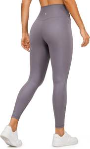 Leggings en similicuir <span class=keywords><strong>mat</strong></span> CRZ YOGA 25 pouces - Pantalons stretch à taille haute et chevilles ajustées pour femmes, collants, contrôle du ventre, couleur - Product Image 2