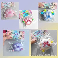 Série de jouets à presser en caoutchouc, thème alimentaire, édition limitée, boîte mystère patte de chat effet boue anti-stress, succès TikTok