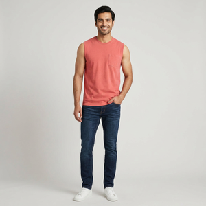 Camiseta Deportiva Masculina al Por Mayor, Tejido Elástico, Ajuste Deportivo, Camiseta Masculina para Fisicoculturismo, Unisex, Corte Ajustado - Product Image 1