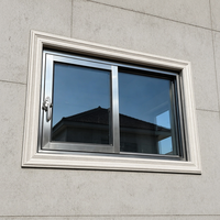 Ventana Corredera de Acero Inoxidable de Bajo Costo para Proyectos de Construcción Residencial, Directo de Fábrica, Proveedor Chino