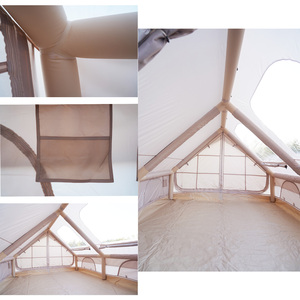 Cao cấp 4x3m Inflatable glamping lều không thấm nước Oxford vải 6/8/10 người Dã Ngoại lều - Product Image 4