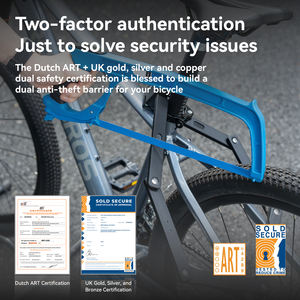 Serrures pliantes certifiées ROCKBROS <span class=keywords><strong>ART</strong></span> pour VTT de route Serrures à six volets pour moto électrique Serrures épaissies <span class=keywords><strong>antivol</strong></span> - Product Image 3