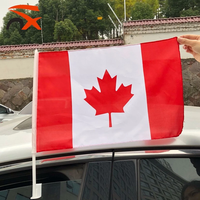 Drapeau de voiture en polyester Nuoxin, 12 x 18 pouces, durable, avec drapeau national chilien, idéal pour les événements promotionnels (vente en gros)