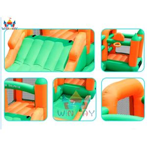 บ้านลมเป่าลมพีวีซีสำหรับเด็ก พร้อมสไลเดอร์ สำหรับศูนย์ดูแลเด็กและกิจกรรมกลางแจ้ง - Product Image 5