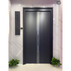 Puerta corredera de acero inoxidable, diseño moderno <span class=keywords><strong>Pintu</strong></span> para el hogar o la oficina - Product Image 5