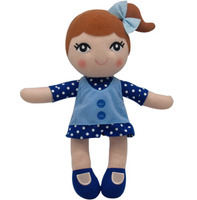 Produits phares 2020 : poupée en peluche pour fille, jouet en peluche pour cadeaux de bébé personnalisés