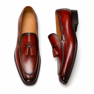 Roma Loafers Elegant Formal Shoes Minimalist Slip On Dress Footwear Modern Business Casual Shoes Custom Manufacturer - Product Image 5