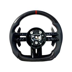 Volant personnalisé en fibre de carbone avec LED pour Mercedes-Benz AMG W204/W205/W206/W211/W212/W213/W214/W215/W222/W223 CLA/CLE/CLS C/<span class=keywords><strong>E</strong></span>/G - Product Image 2