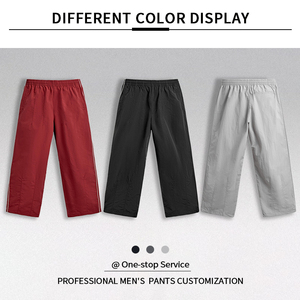 <span class=keywords><strong>Pantaloni</strong></span> Sportivi Classici YUCE Personalizzati, Gamba Dritta, Vestibilità Comoda, <span class=keywords><strong>Pantaloni</strong></span> da Uomo con <span class=keywords><strong>Vita</strong></span> Elastica e Gamba Larga - Product Image 4