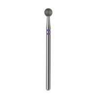 Foret à ongles en diamant 4,5 mm Violet PRO pour soins professionnels des cuticules et pédicure