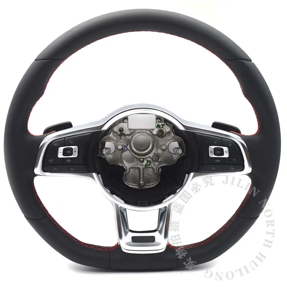 7th R Line sports GTI steering wheel shift paddles Red Stitching for VW Golf 7 Passat B8 Tiguan mk2 Arteon/CC 5GD 419 091 GTI