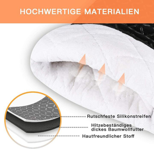 Guantes de horno transparentes con tira de silicona en forma de rejilla, color negro - Product Image 6