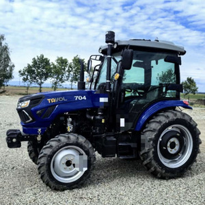 Tracteur agricole compact 50hp 60hp 70hp avec chargeur frontal et benne pour ferme et jardin - Product Image 3