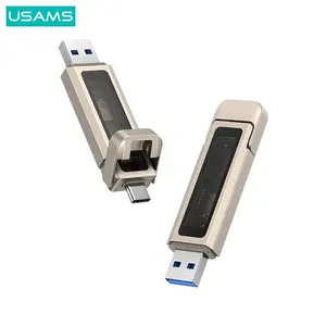 USAMS 1tb usb flash drive type c 2tb flash drive 2 tb flash drive with box 128gb 256gb 512gb