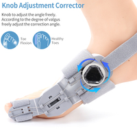 Attelle d'oignon orthopédique réglable Hallux Valgus Redresseur d'orteil Orthèse de pied Soulagement de la douleur Correcteur d'oignon