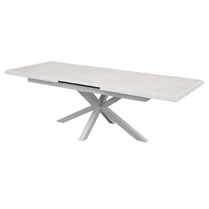 5 pezzi da pranzo poltrone Set mobili giardino esterno Cafe corda in alluminio altezza regolabile tavolo quadrato e 4 sedie - Product Image 5