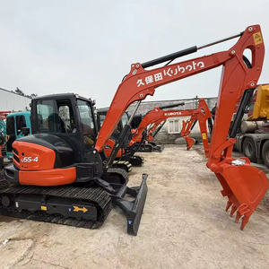 Opération flexible, excavatrice Kubota U55 d'occasion du Japon, 5,5 tonnes, excavatrices hydrauliques sur chenilles d'occasion à vendre - Product Image 1