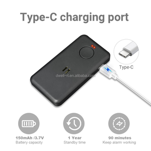 Soporte Adhesivo Portátil para Teléfono Celular con Alarma de 130dB, Botón SOS, Alerta de Emergencia, Batería Recargable, Material ABS - Product Image 3