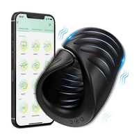 Vibrateur d'entraînement pénien sans fil avec application mobile, masturbateur masculin, jouet sexuel pour hommes, anneau pénien retardateur, machine d'entraînement du gland