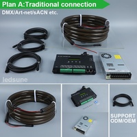 Tube Néon Flexible Noir 24V 360 Lumineux D30 D22, Bande LED Néon Noire, Tube Néon Flexible Noir, Lumière Néon DMX pour Club et Rave