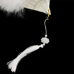 Abanico de mano nigeriano DIY <span class=keywords><strong>para</strong></span> novia, con plumas de pavo teñidas naturalmente de primera calidad, abanico <span class=keywords><strong>para</strong></span> ceremonia, abanico <span class=keywords><strong>para</strong></span> <span class=keywords><strong>boda</strong></span> en la playa, <span class=keywords><strong>para</strong></span> <span class=keywords><strong>invitados</strong></span>. - Product Image 3