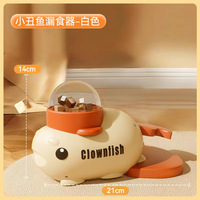 Chien et chat Puzzle et divertissement Dispositif de fuite de nourriture de canard jaune Snack Lyophilisation Lanceur Pet Hiding Food Dog Toy