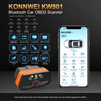 KONNWEI fábrica KW903 coche Obdii escáner ELM327 Blue-Tooth 4,0 escáner de diagnóstico para Android e Ios Windows
