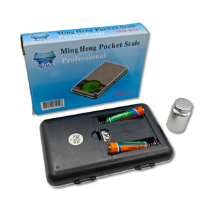 Мини ювелирные весы <span class=keywords><strong>MingHeng</strong></span> 696 из нержавеющей стали алмазные электронные цифровые карманные весы 600 г 0,01 г 1 кг 0,1 г карманные весы - Product Image 5