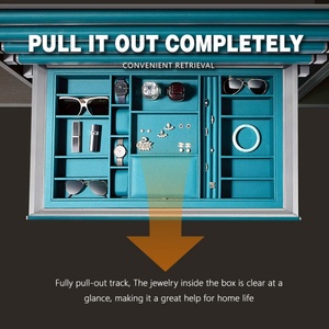 TIANYI <b>Wardrobe</b> Pull Out Jewelry <b>Box</b> Aluminum Alloy Silent Soft Close Organiser Drawer - Product Image 2