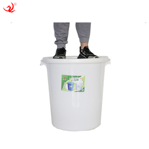 Spessore personalizzabile cibo grado 50L bianco rotondo secchio di plastica per la pulizia con coperchio grandi tamburi di stoccaggio dell'acqua secchi e botti - Product Image 3