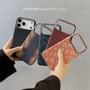 <span class=keywords><strong>Coque</strong></span> de téléphone pour <span class=keywords><strong>iPhone</strong></span> 17 Pro Max, magnétique intégrée, motif à carreaux, antichoc, compatible <span class=keywords><strong>iPhone</strong></span> 16 15 - Product Image 3